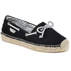 Sperry Authentic Original Katama Black Canvas Womens 9.5 Boat Shoes 9698119 NEW
